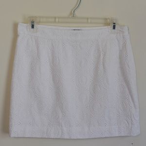 GAP White Mini Skirt